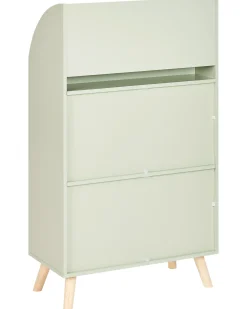 Libreria a 3 ripiani LILOET 102 cm Verde chiaro