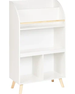 Libreria a 3 ripiani LILOET 102 cm Bianco