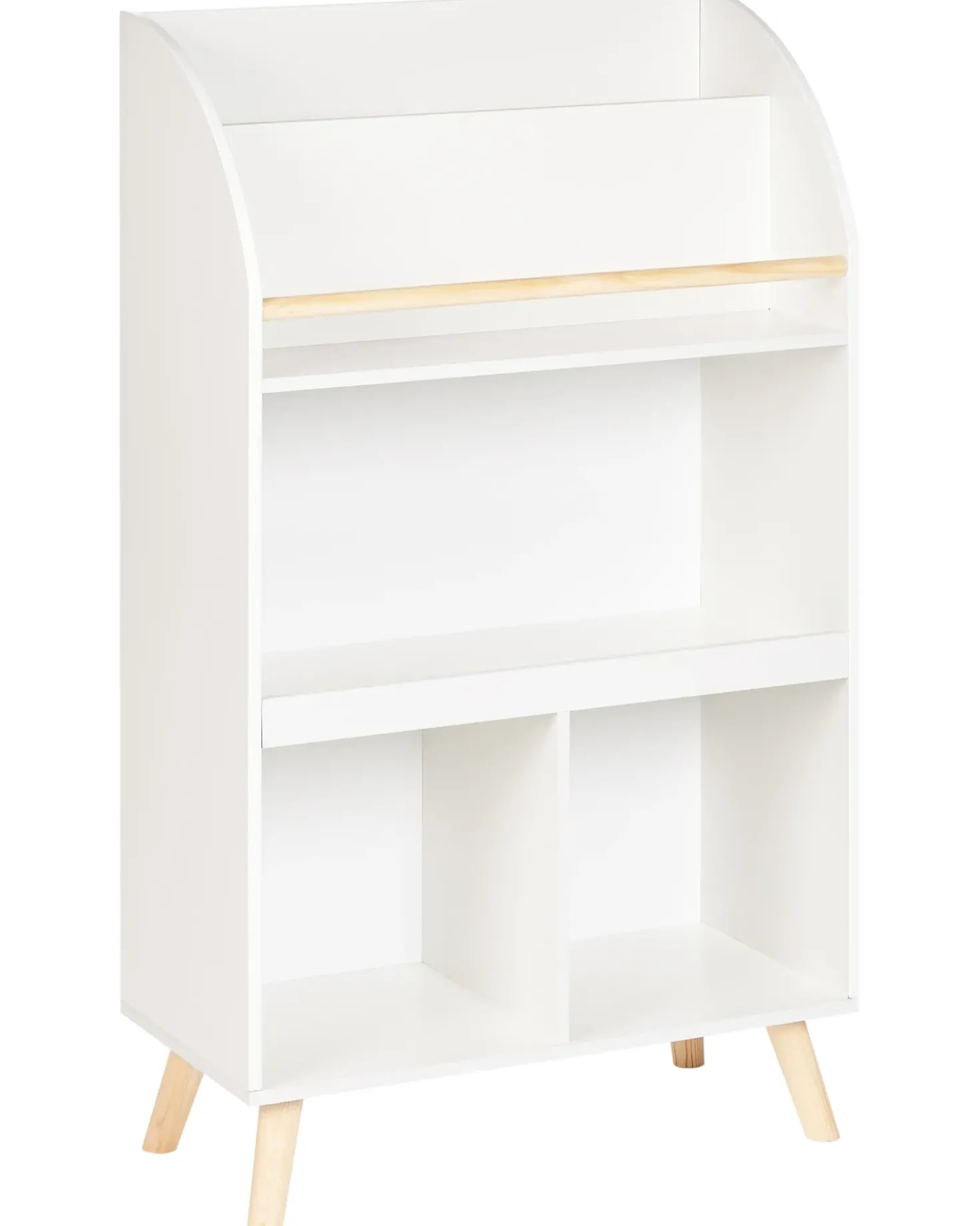 Libreria a 3 ripiani LILOET 102 cm Bianco