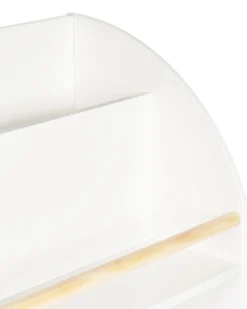 Libreria a 3 ripiani LILOET 102 cm Bianco