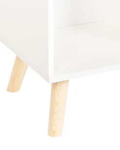 Libreria a 3 ripiani LILOET 102 cm Bianco