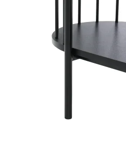 Libreria a 4 ripiani OREANA 172 cm Nero