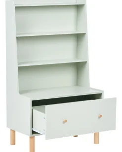 Libreria a 3 ripiani QUILPIE 120 cm Verde chiaro