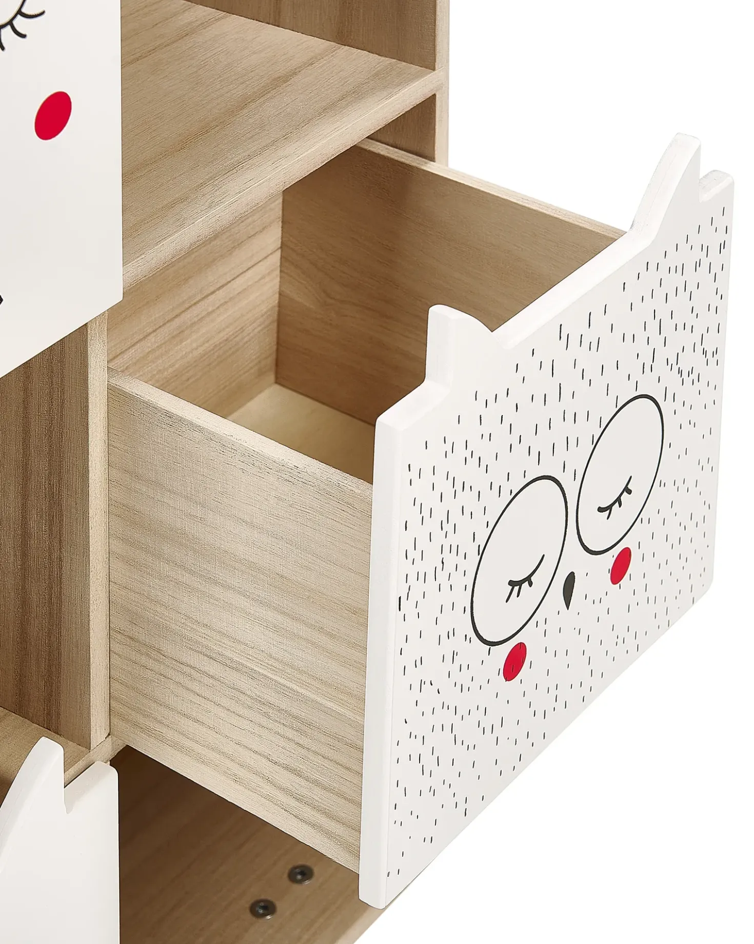 Libreria a 4 ripiani RUPERT 79 cm Marrone chiaro