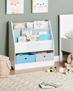 Libreria a 3 ripiani TUMBY 74 cm Bianco