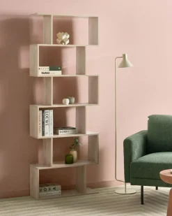 Libreria a 6 ripiani VALDOSA 190 cm Marrone chiaro