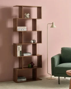 Libreria a 6 ripiani VALDOSA 191 cm Marrone scuro