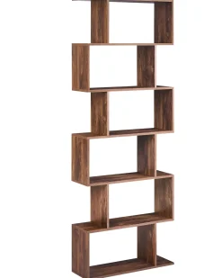 Libreria a 6 ripiani VALDOSA 191 cm Marrone scuro