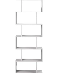 Libreria a 6 ripiani VALDOSA 190 cm Bianco sporco