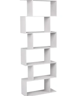 Libreria a 6 ripiani VALDOSA 190 cm Bianco sporco