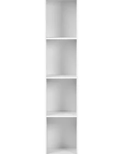 Libreria a 4 ripiani WINNIPEG 143 cm Bianco