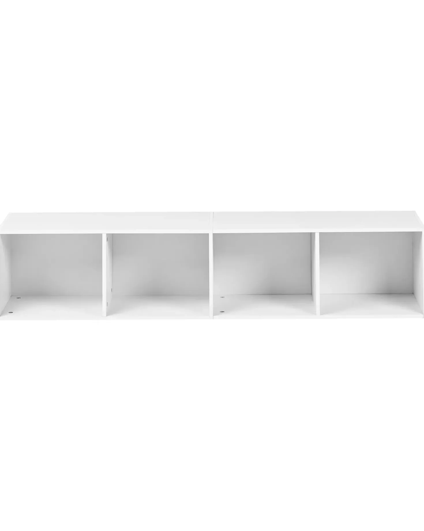 Libreria a 4 ripiani WINNIPEG 143 cm Bianco