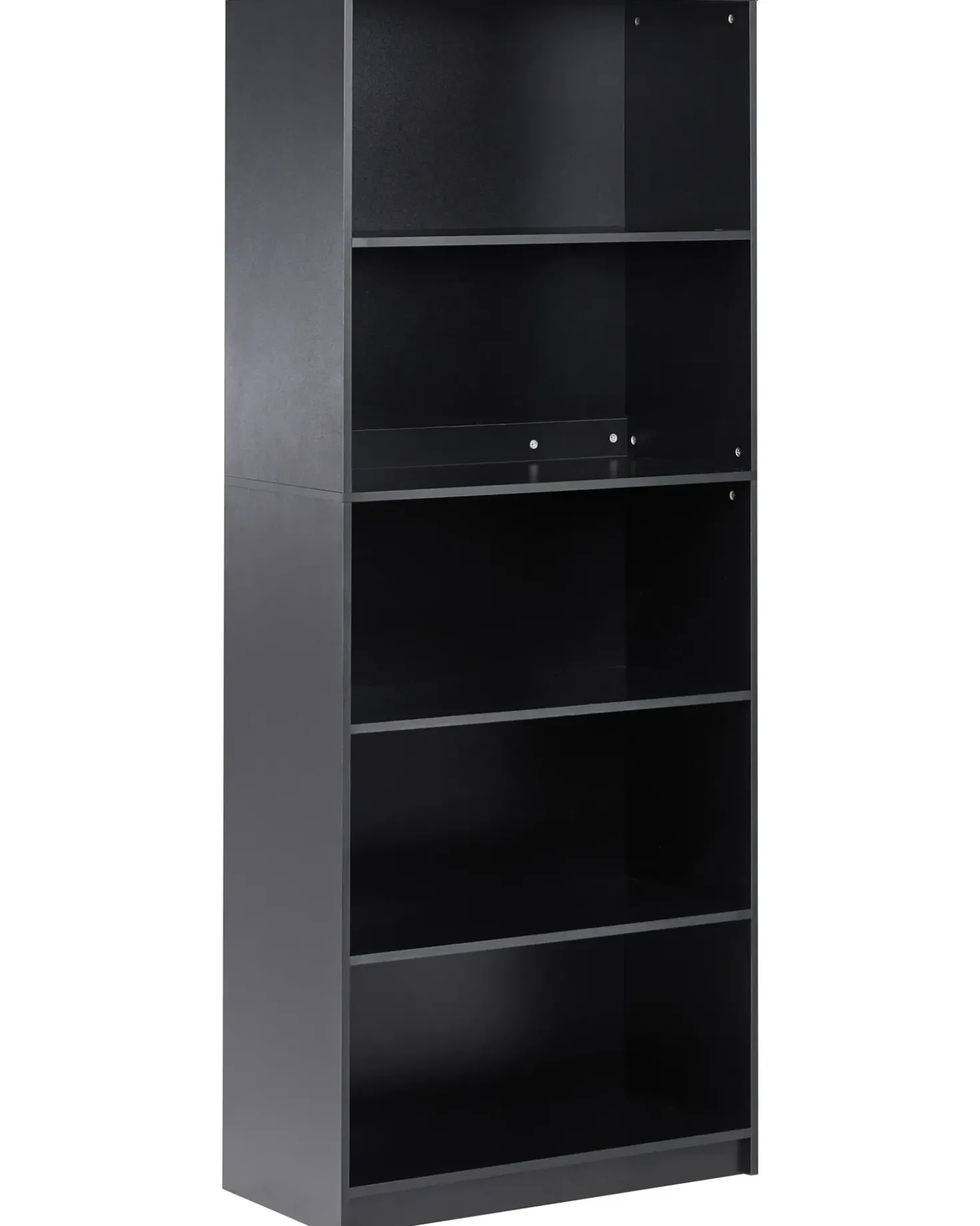 Libreria a 5 ripiani ZEHNA 197 cm Nero