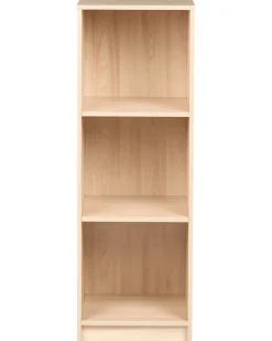 Libreria a 3 ripiani ZEHNA 117 cm Marrone chiaro