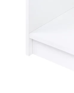 Libreria a 3 ripiani ZEHNA 117 cm Bianco