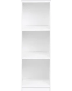 Libreria a 3 ripiani ZEHNA 117 cm Bianco