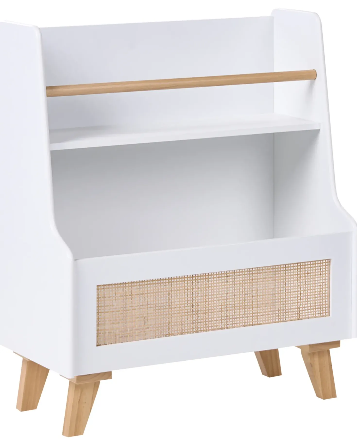 Libreria a 2 ripieni JACKIT 72 cm Bianco