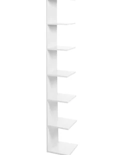 Libreria a parete ESTON 190 cm Bianco