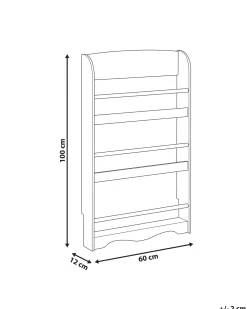 Libreria a parete LILOET 100 cm Verde chiaro