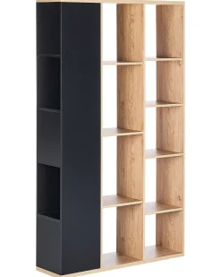 Libreria BANGOR 175 cm Marrone/Nero