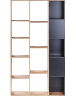Libreria BANGOR 175 cm Marrone/Nero