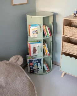 Libreria girevole CANEY 94 cm Verde chiaro