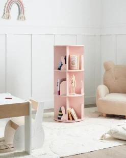 Libreria girevole CANEY 94 cm Rosa pastello