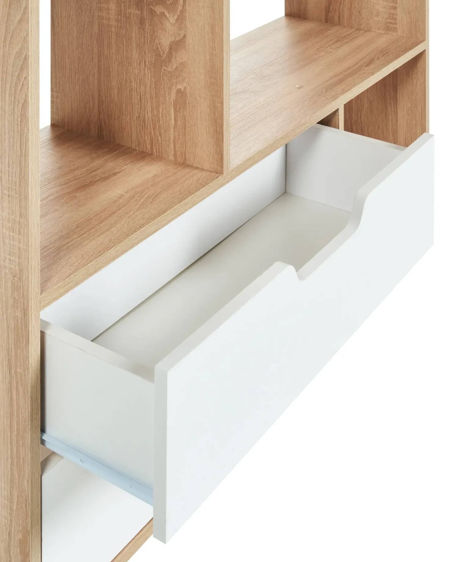 Libreria WADENA 185 cm Marrone/Bianco