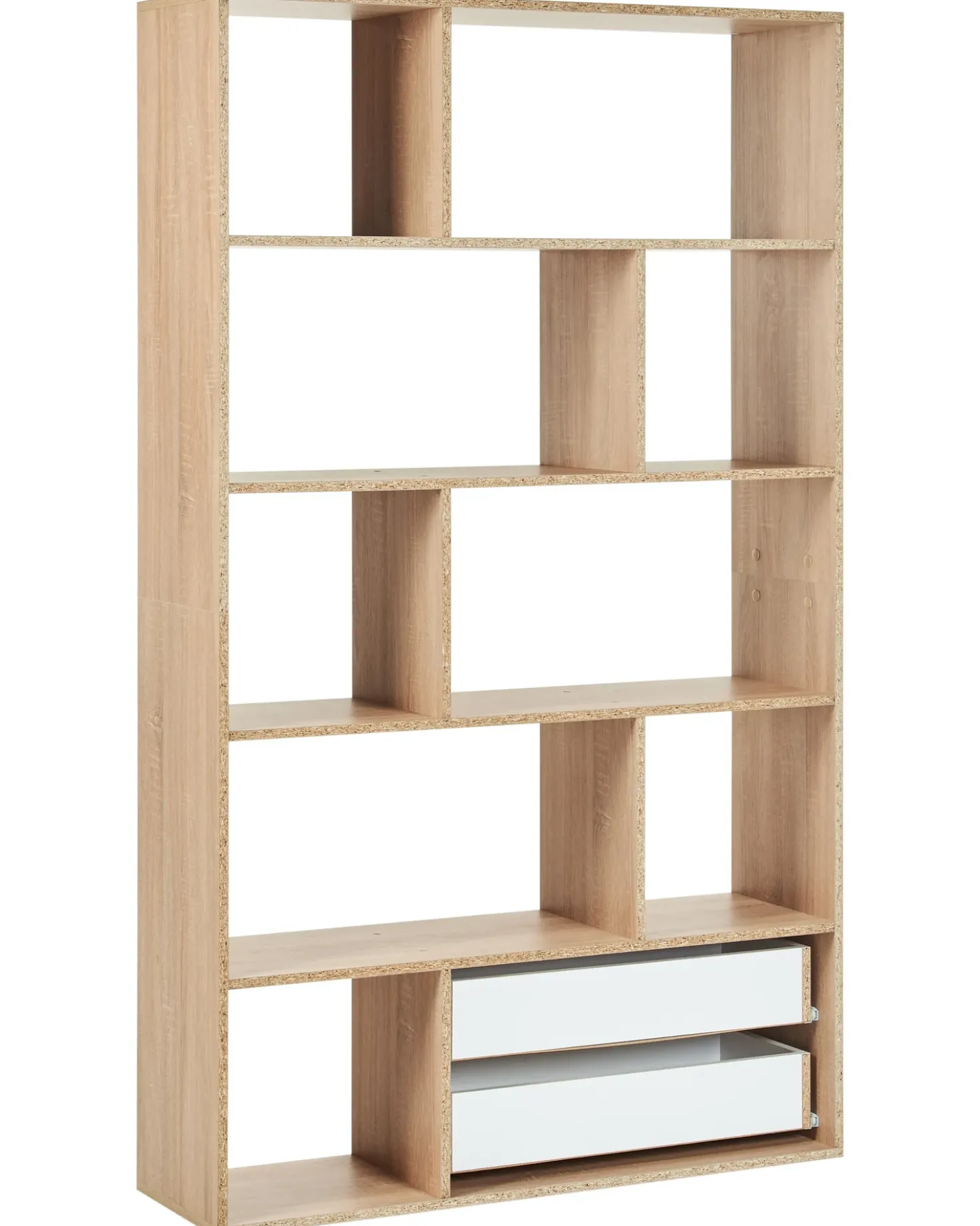 Libreria WADENA 185 cm Marrone/Bianco