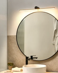 Luce LED per quadri e specchi GABAS Metallo Nero