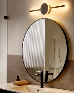 Luce LED per quadri e specchi OTHAIN Metallo Nero