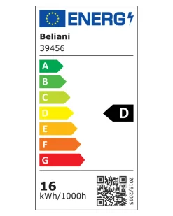 Luce LED per quadri e specchi OTHAIN Metallo Nero
