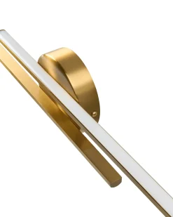 Luce LED per quadri e specchi TOUQUES Metallo Oro