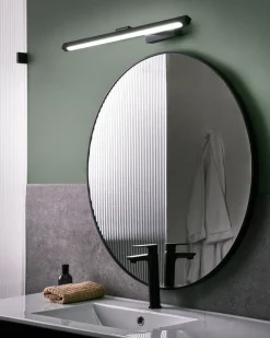 Luce LED per quadri e specchi ARROS Metallo Nero