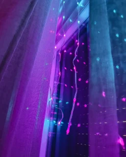 Luci a cascata Smart LED con App KULUSUK 150 x 320 cm Multicolore
