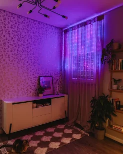 Luci a cascata Smart LED con App KULUSUK 150 x 320 cm Multicolore