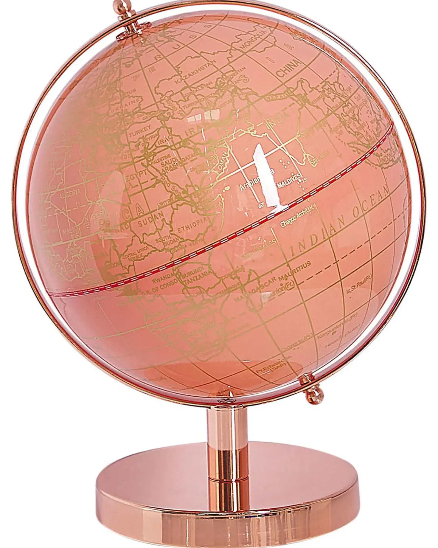 Mappamondo CABOT Rosa 28 cm