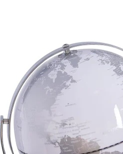 Mappamondo DRAKE Argento 33 cm