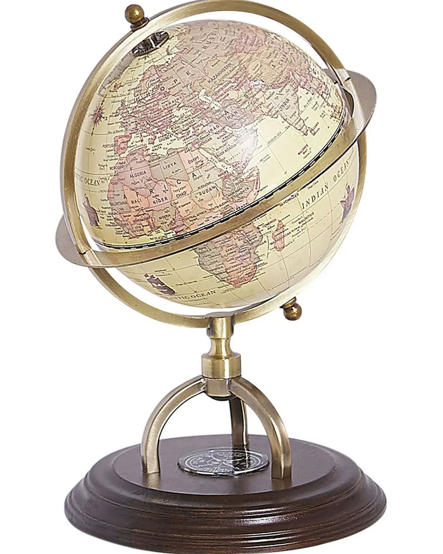 Mappamondo PIZARRO Beige 25 cm