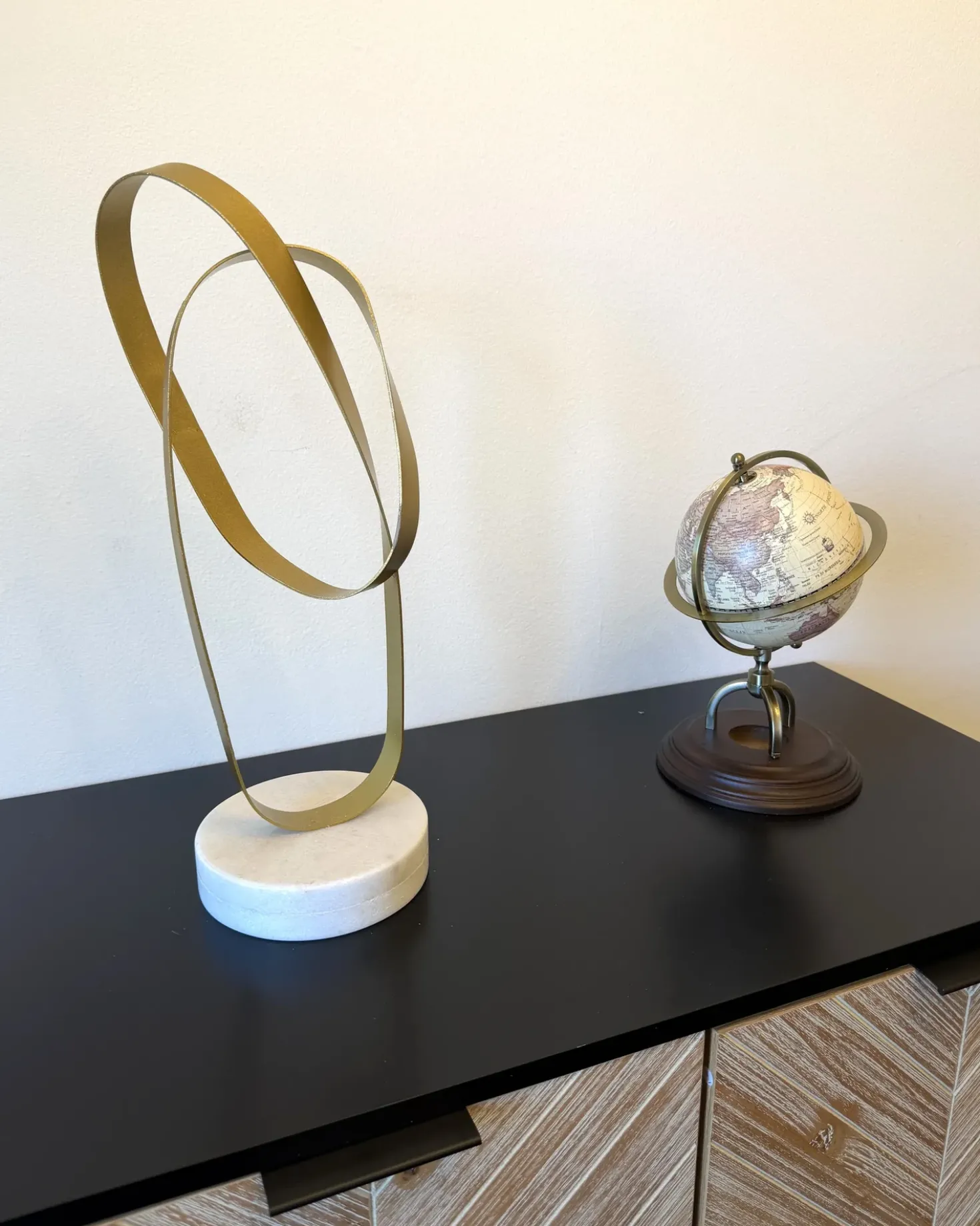 Mappamondo PIZARRO Beige 25 cm