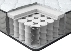 Materasso a molle insacchettate BLISS Durezza media H2/3 80 x 200 cm