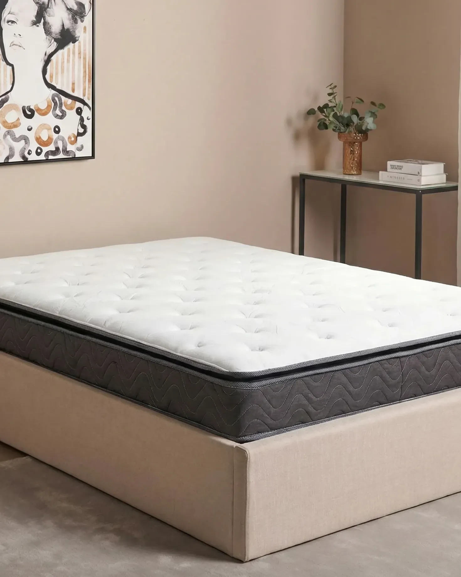 Materasso a molle insacchettate in lattice JOY Durezza media H2/3 140 x 200 cm