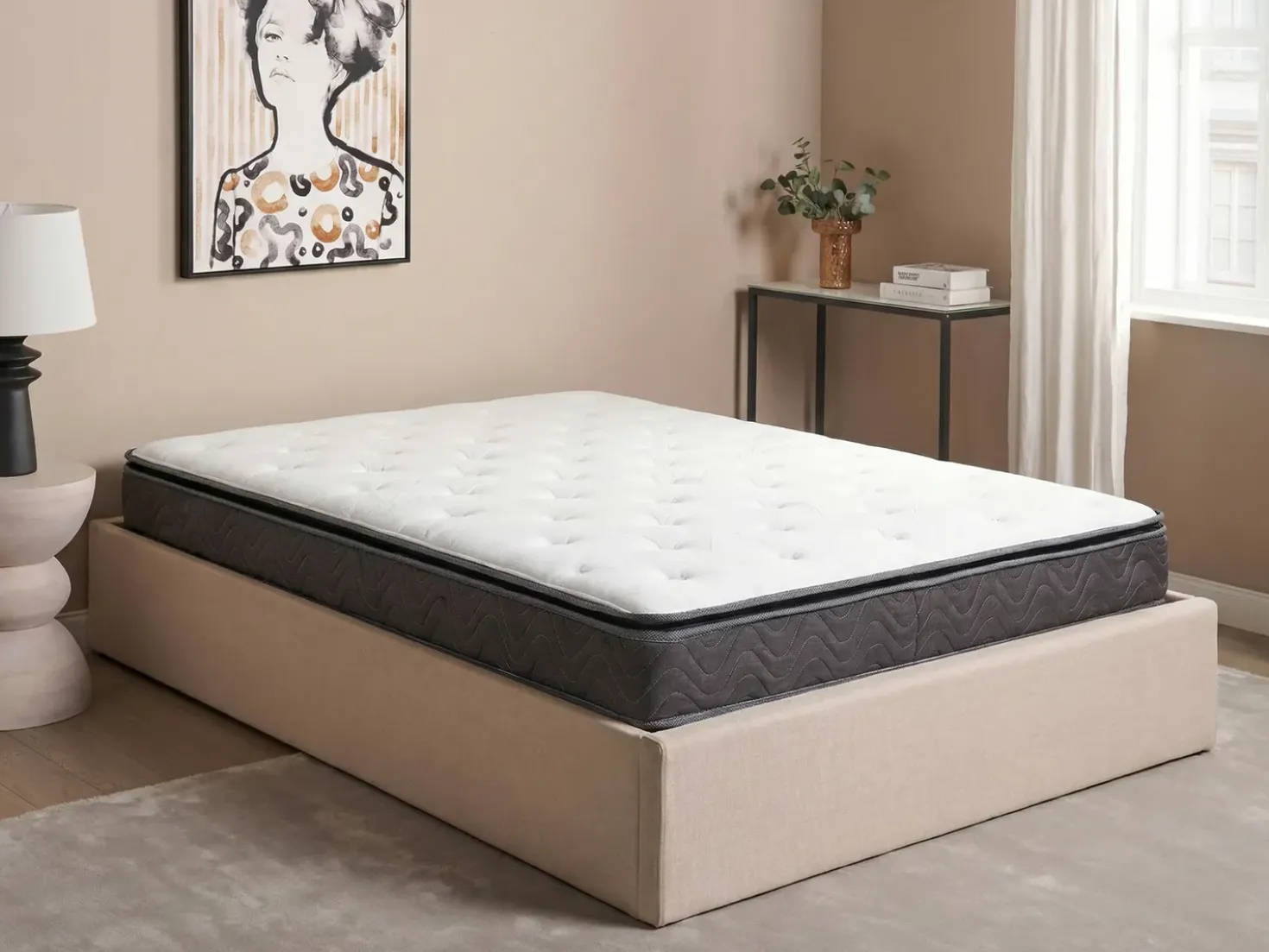 Materasso a molle insacchettate in lattice JOY Durezza media H2/3 140 x 200 cm