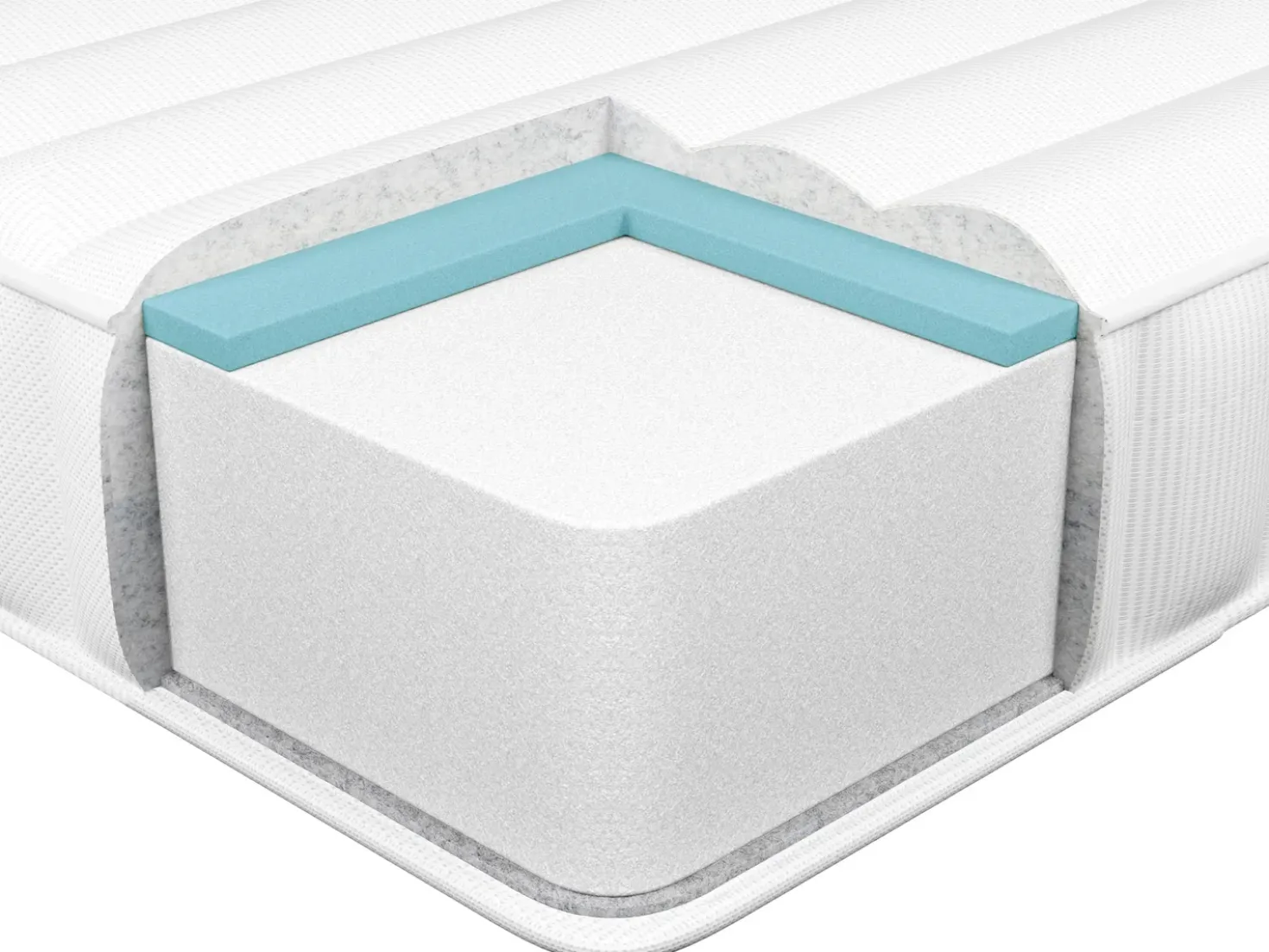Materasso in Memory Foam PETITE Durezza media H2/3 90 x 200 cm