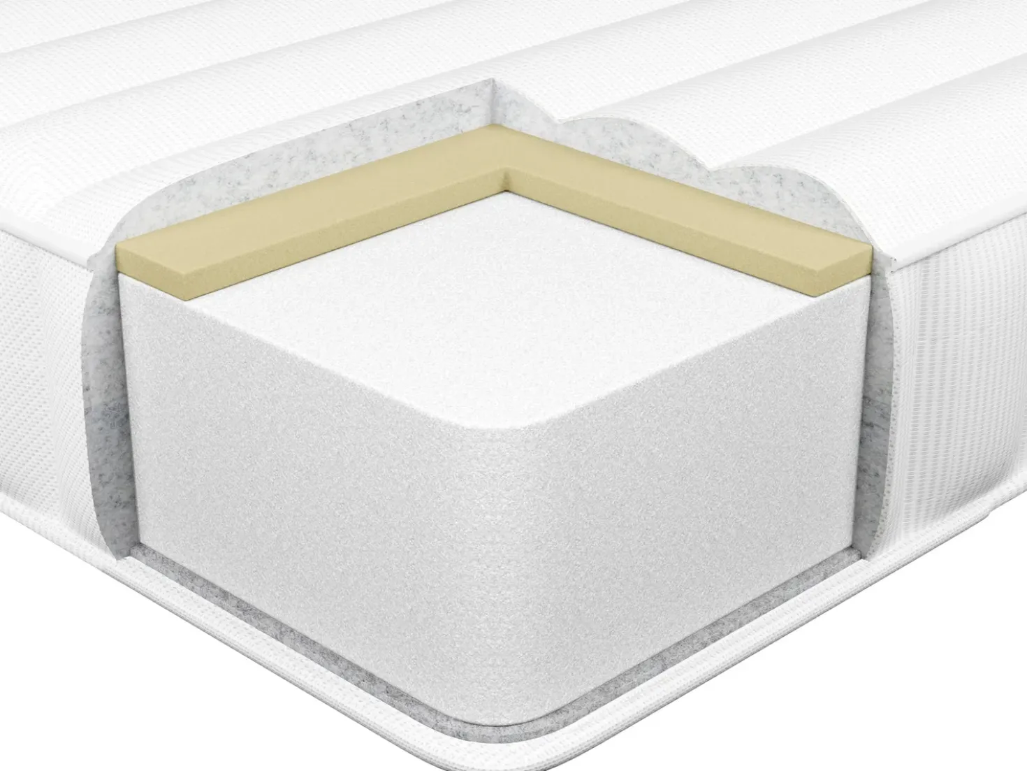 Materasso in Memory Foam SERENITY Durezza media H2/3 80 x 200 cm
