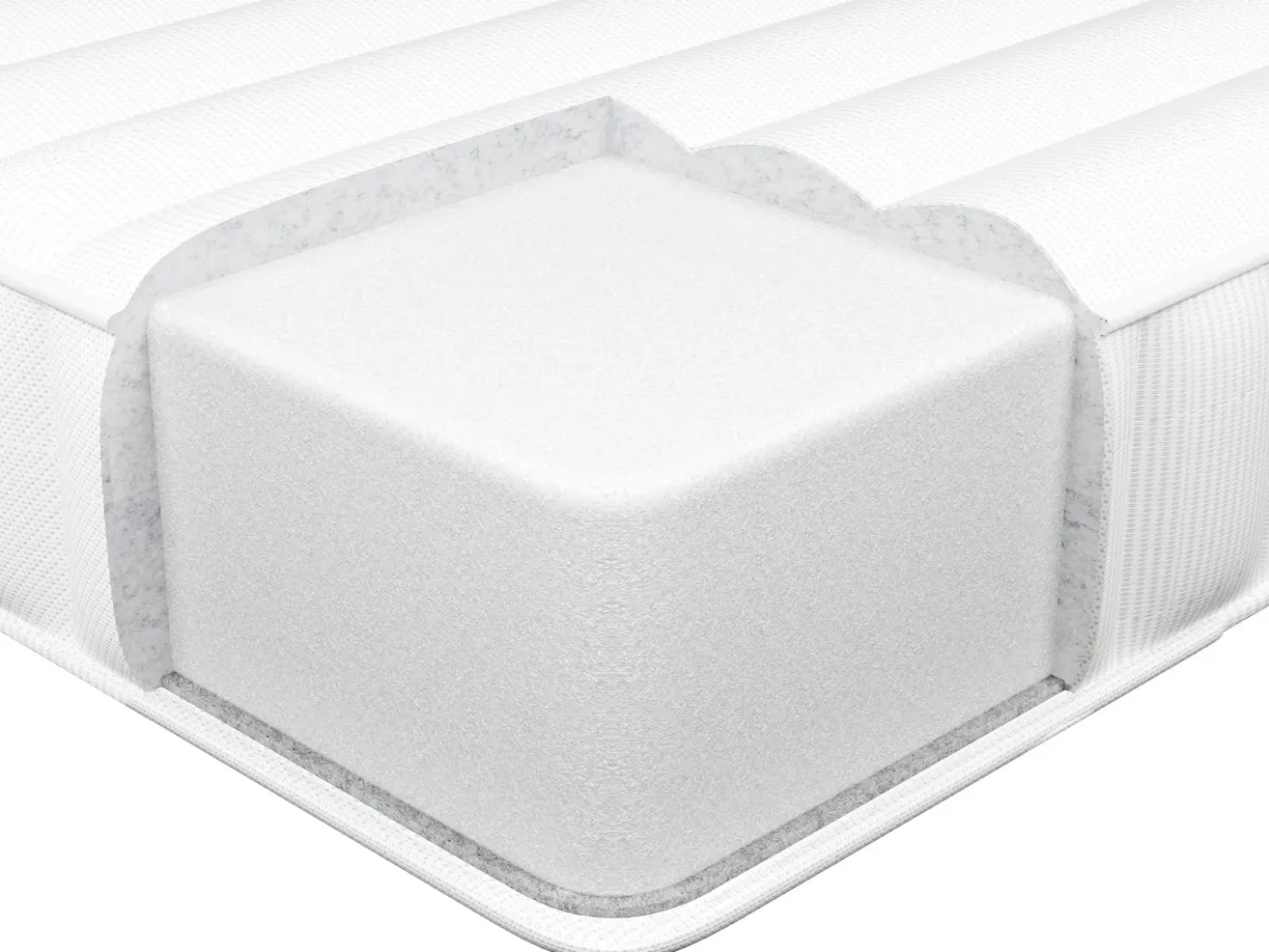 Materasso in schiuma PRECIOUS Durezza media H2/3 80 x 200 cm