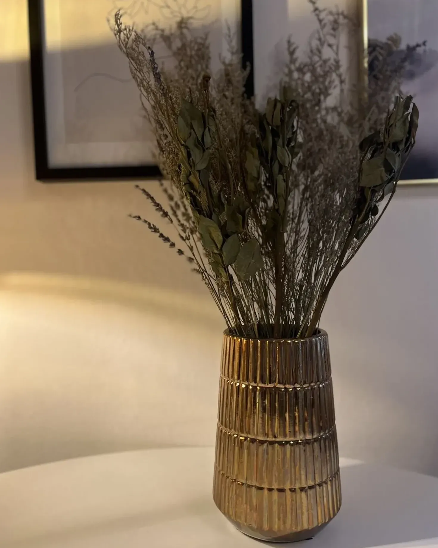 Mazzo di Fiori Secchi NAWARRA 70 cm Naturale