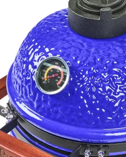 Mini barbecue a carbonella KAMADO Ceramica Blu