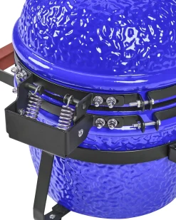 Mini barbecue a carbonella KAMADO Ceramica Blu