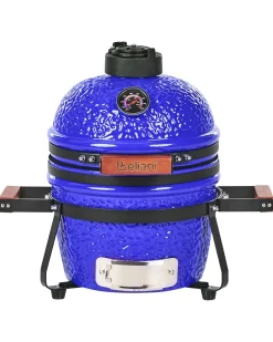 Mini barbecue a carbonella KAMADO Ceramica Blu